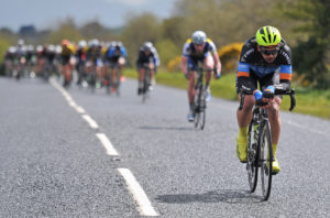 30th of April, 2016; Mark Reilly, Asea Wheelworx, in action during Stage 1 of the AmberGreen Energy Tour of Ulster. Picture credit: Stephen McMahon / Tour of Ulster