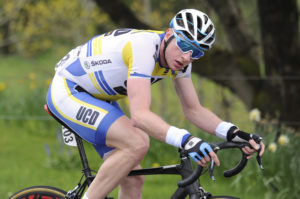 29th of April, 2017; Eoin Morton, UCD Cycling Club, in action during Stage 1 of the AmberGreen Energy Tour of Ulster. Moy, Co. Tyrone. Picture credit: Stephen McMahon / Tour of Ulster