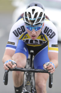 30th of April, 2017; Eoin Morton, UCD Cycling Club, in action during Stage 2 of the AmberGreen Energy Tour of Ulster. Moy, Co. Tyrone. Picture credit: Stephen McMahon / Tour of Ulster