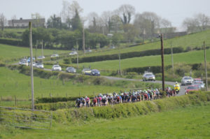 1st of May, 2017; A general view of the action during Stage 3 of the AmberGreen Energy Tour of Ulster. Moy, Co. Tyrone. Picture credit: Stephen McMahon / Tour of Ulster